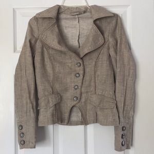 São Paulo Linen Crop Jacket